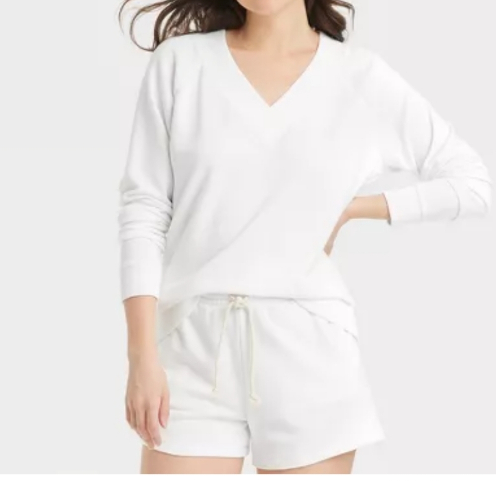 Universal Thread Leisure Studio French Terry Pullover Sweatshirt